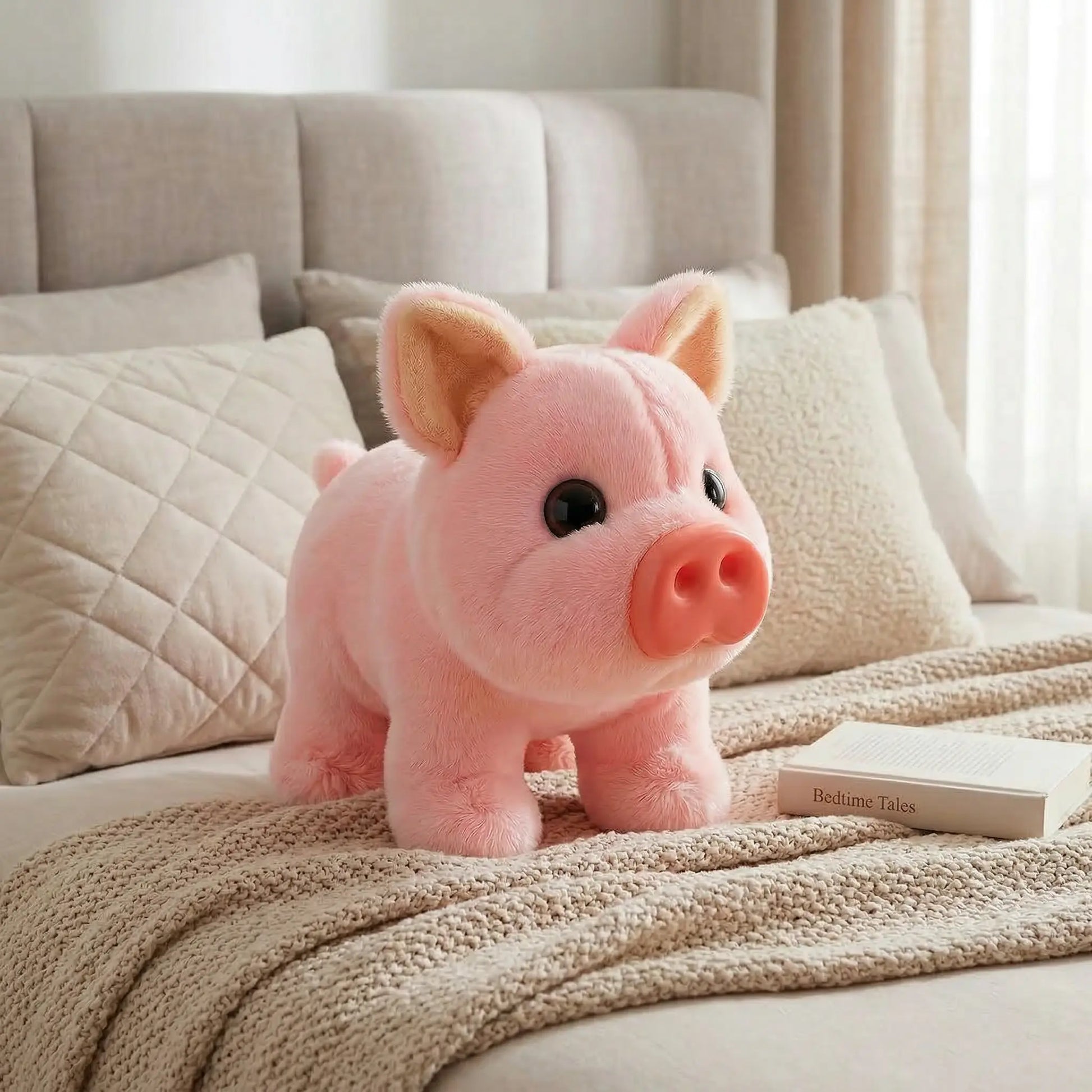 Electric Plush Cute Piglet Realistic Vocalisation Electronic Pet Toy
