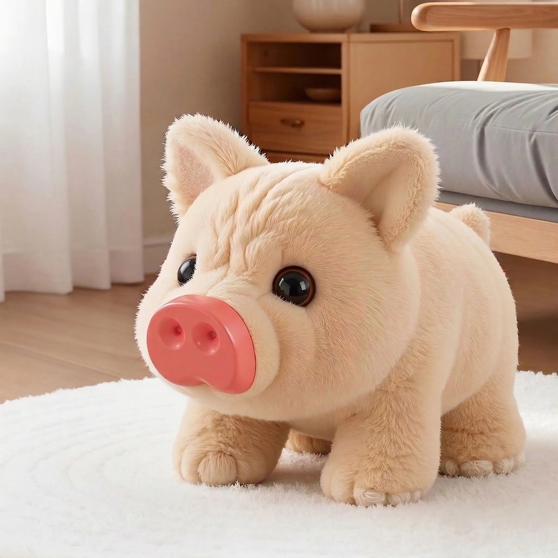 Electric Plush Cute Piglet Realistic Vocalisation Electronic Pet Toy