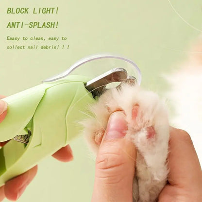 Led 2 in 1 Dog Nail Clipper with Light,Illuminates Nails or Bloodline for Safe and Easy Trimming,Quick Sensor and Nail Trimmer